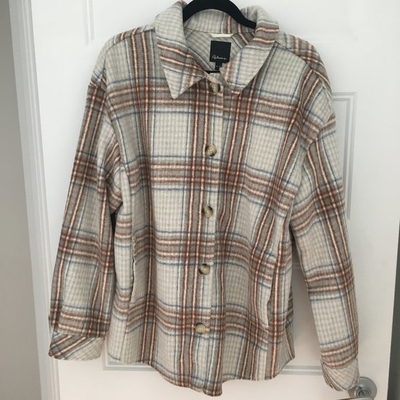Reitmans Plaid Shacket - Picture 1 of 4